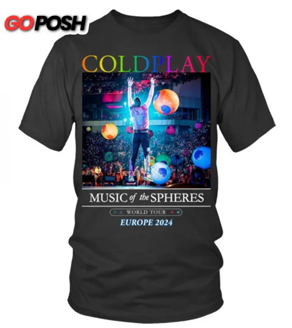 Coldplay Europe Tour 2024 T-Shirt