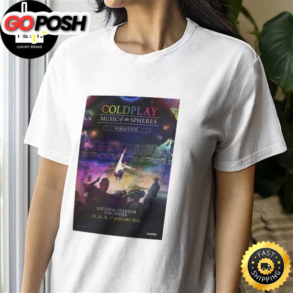 Coldplay Music Of The Spheres January 2025 National Stadium Singapore Classic T-Shirt