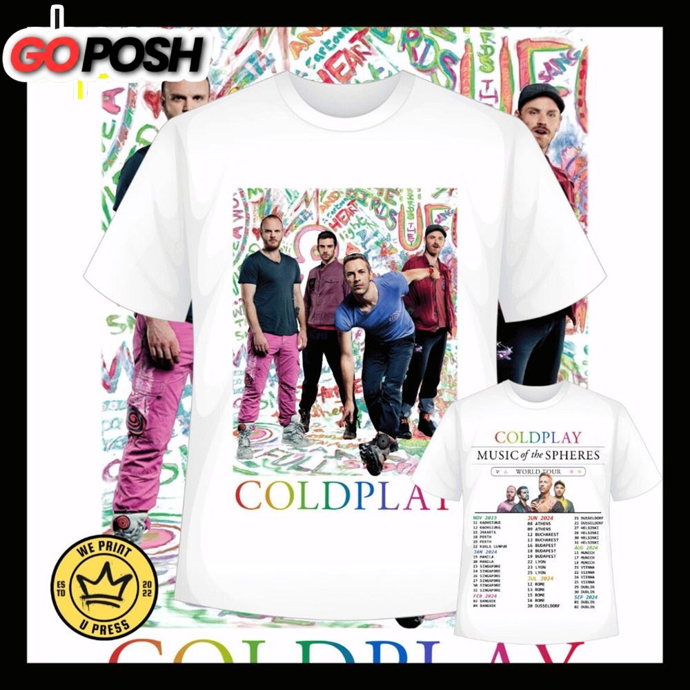 Coldplay World Tour 2024 T-Shirt