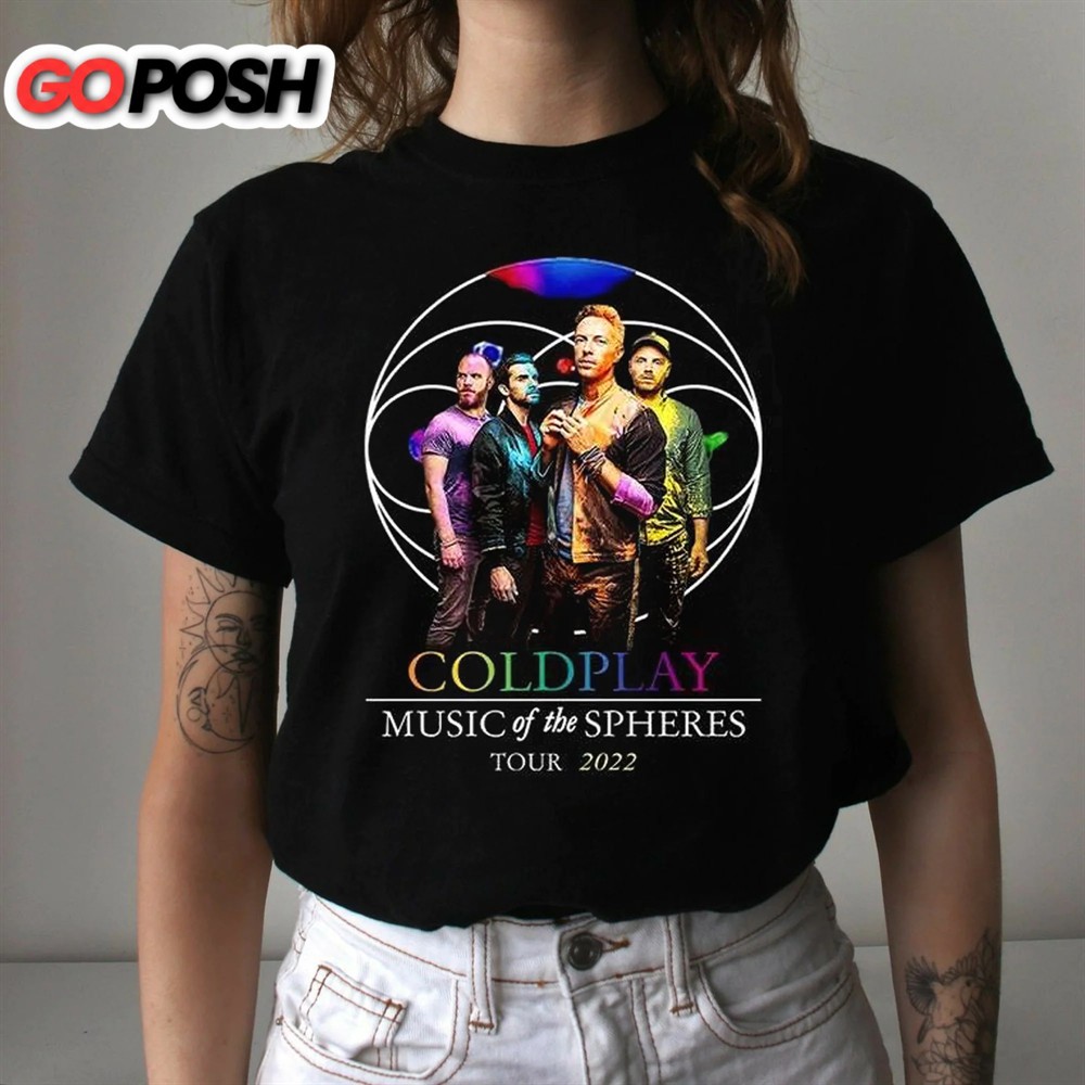 Coldplay World Tour 2025 Coldplay Music Of The Spheres Unisex T-Shirt