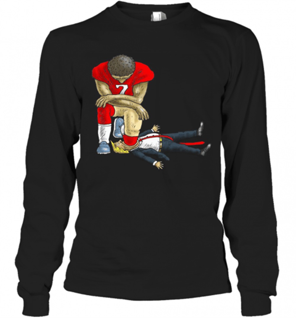 colin-kaepernick-kneeling-on-trump-t-shirt-s0d771ia Colin Kaepernick Kneeling On Trump T-Shirt