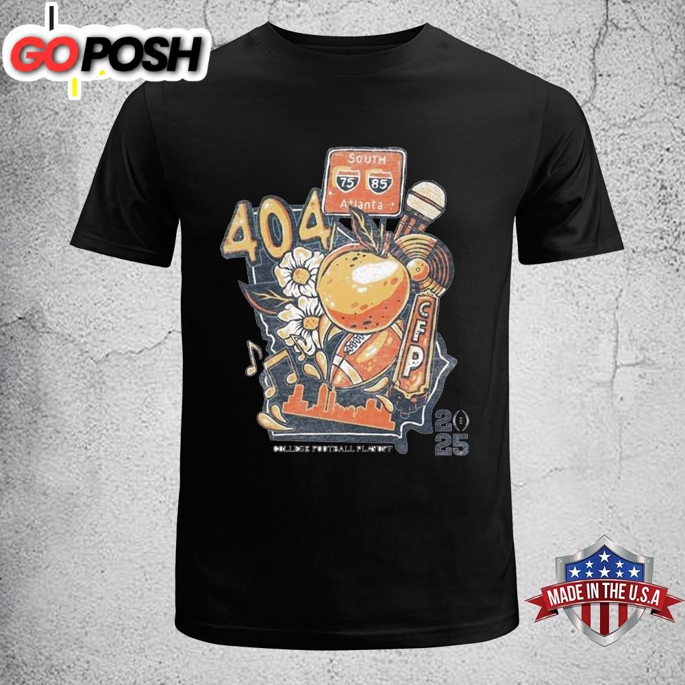 College Football Playoff 2025 Atlanta 404 Unisex T-Shirt