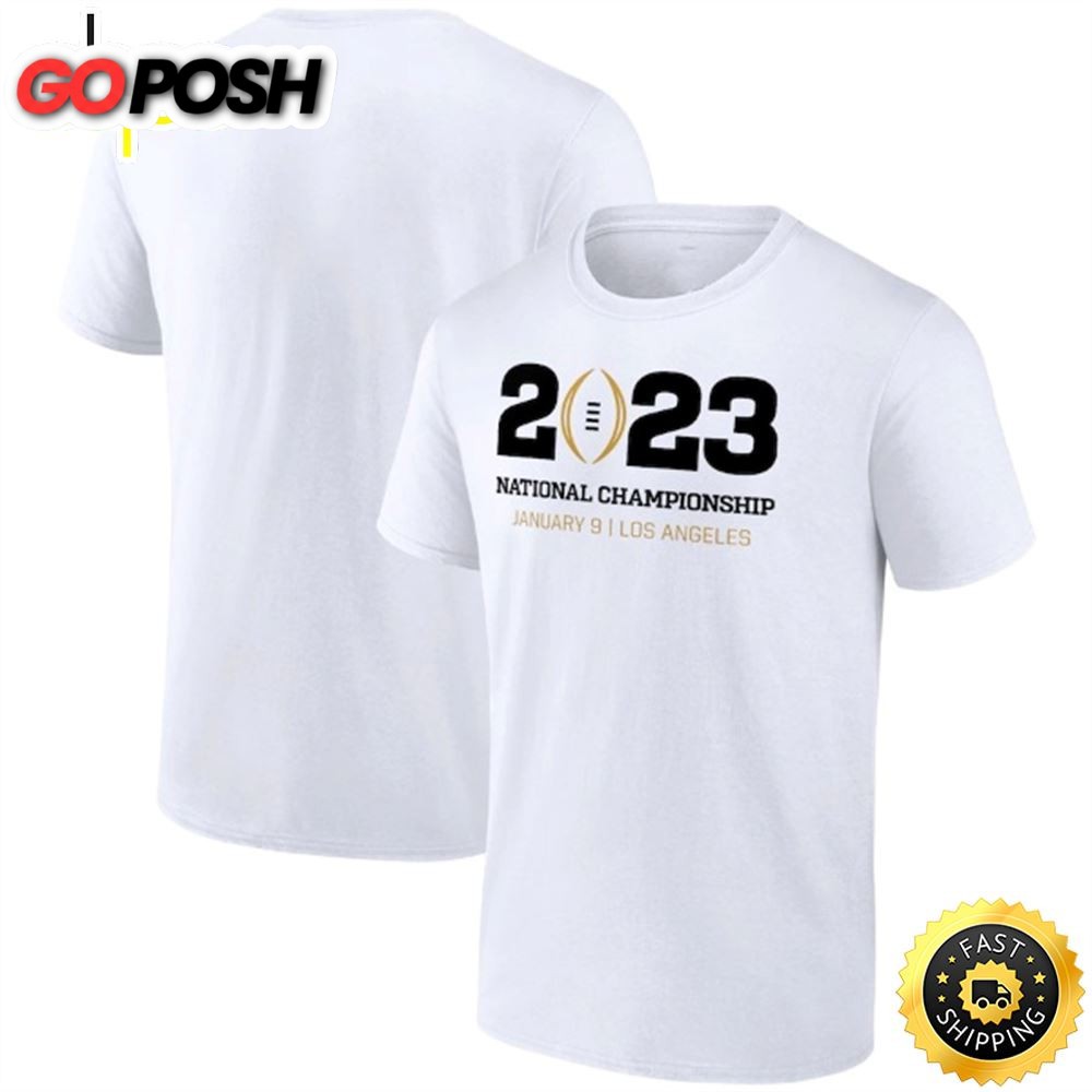 College Football Playoff Branded 2025 Event Logo White T-shirt