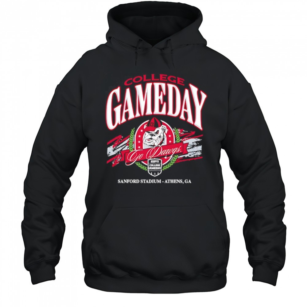 College GameDay Georgia Mascot University Sanford Stadium Athens GA shirt