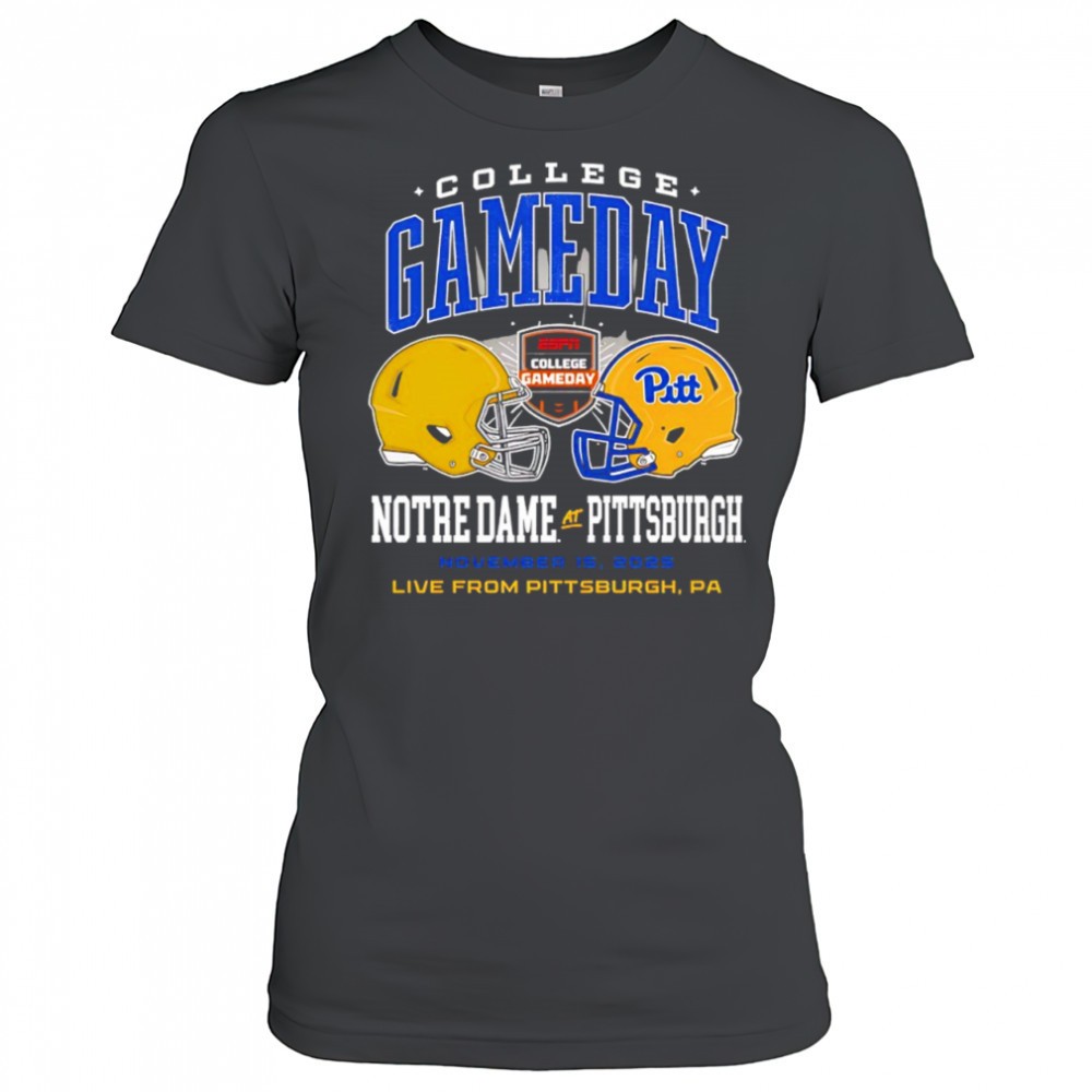 college-gameday-notre-dame-vs-pittsburgh-november-15th-2025-live-pa-shirt-ht3brdgj College GameDay Notre Dame vs. Pittsburgh November 15th 2025 live PA shirt