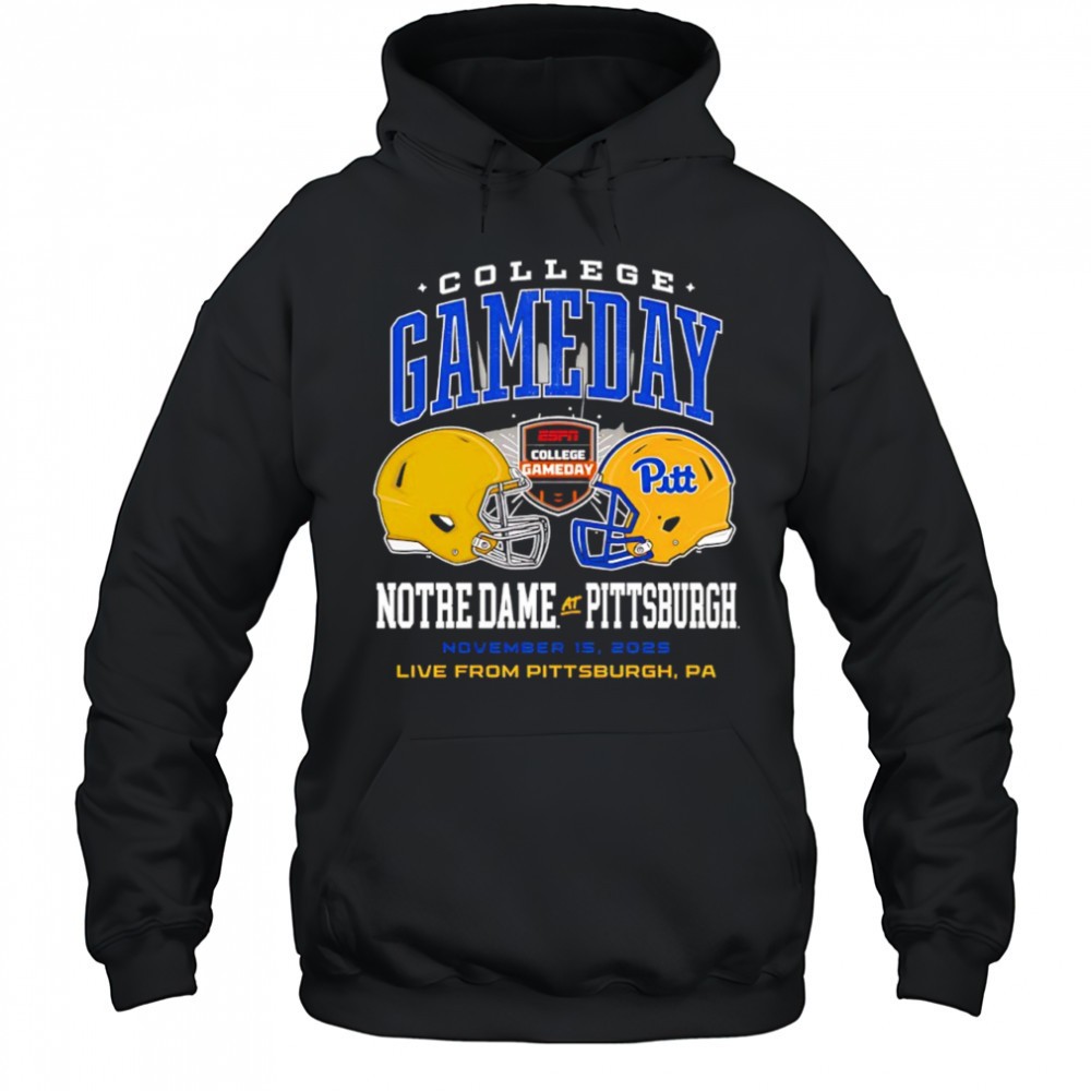 College GameDay Notre Dame vs. Pittsburgh November 15th 2025 live PA shirt