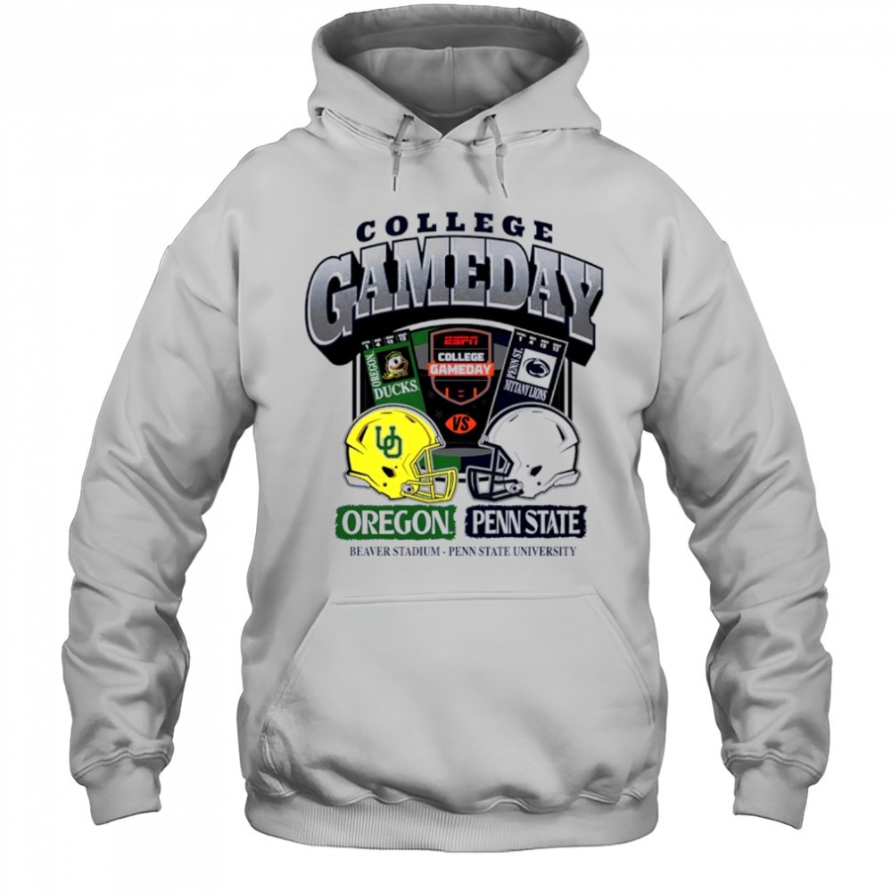 College GameDay Oregon Ducks vs Penn State Nittany Lions football 2025 shirt