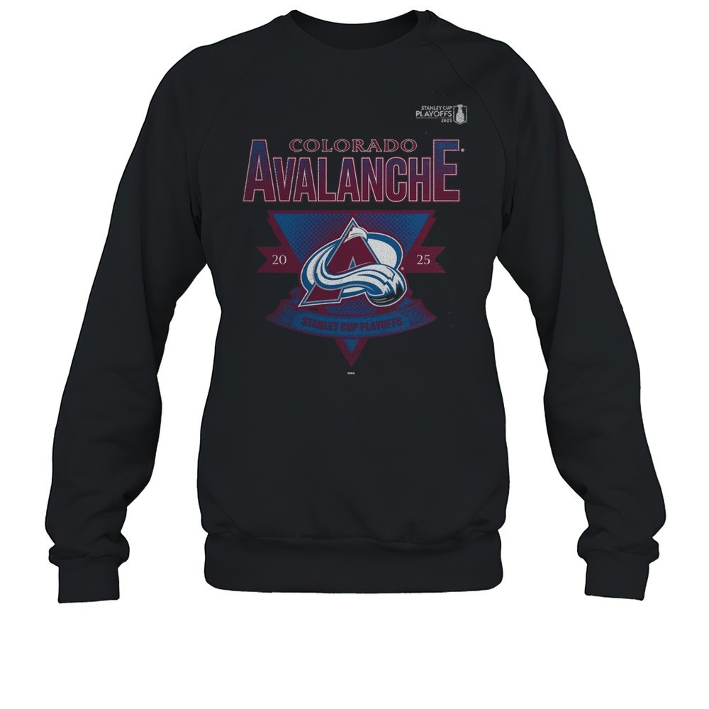 Colorado Avalanche 2025 Stanley Cup Playoffs Crossbar Tri-Blend Shirt
