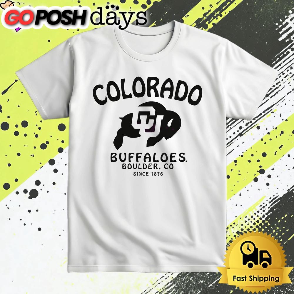 Colorado Buffaloes Football Logo Mascot T Shirt