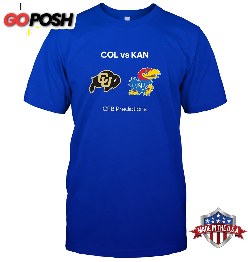 Colorado vs. Kansas Picks & Best Bets 23rd Nov 2024 College Football Week 13 T-shirt