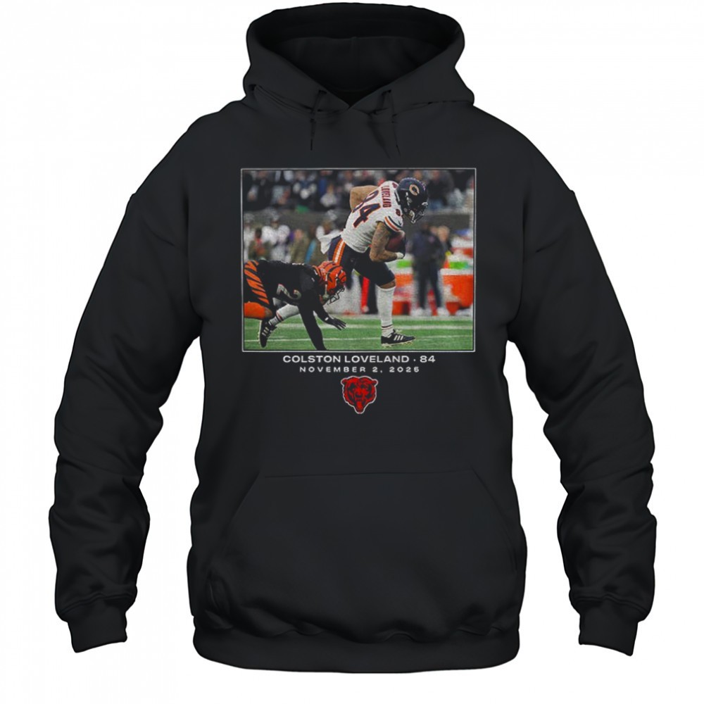 Colston Loveland Chicago Bears NFL Flash Features Week 9 84 November 2 2025 photo shirt