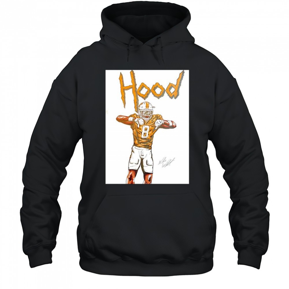 Colton Hood Tennessee Volunteers signature poster shirt