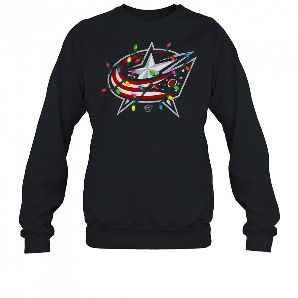 columbus-blue-jackets-logo-holiday-merry-christmas-lights-shirt-r38ktv9a Columbus Blue Jackets logo Holiday Merry Christmas lights shirt