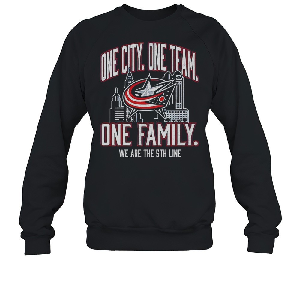 Columbus Blue Jackets One City One Team One Family We Are The 5th Line Shirt