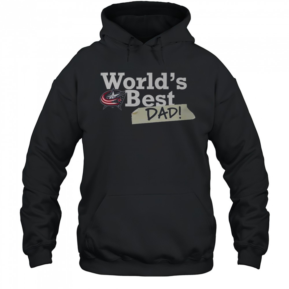 Columbus Blue Jackets Worlds Best Dad T-Shirt