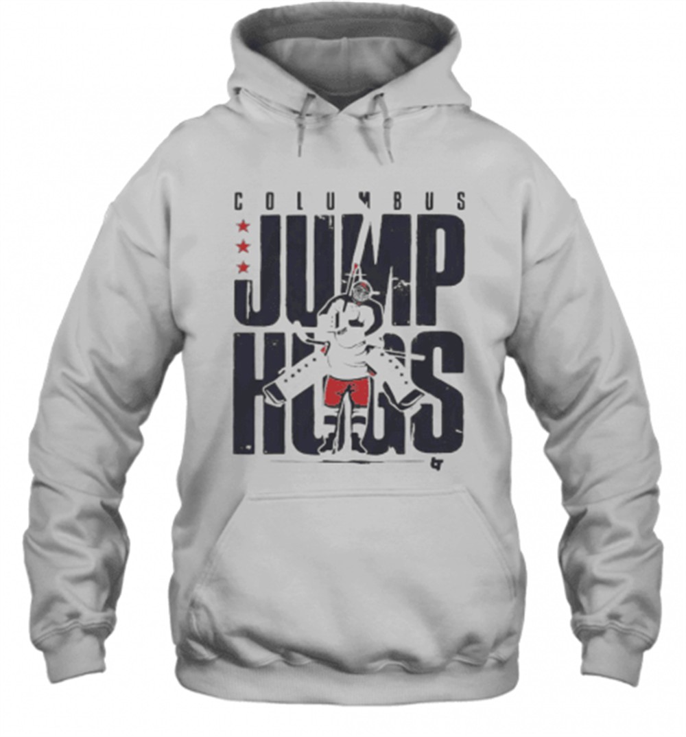 Columbus Jump Hugs Hockey T-Shirt