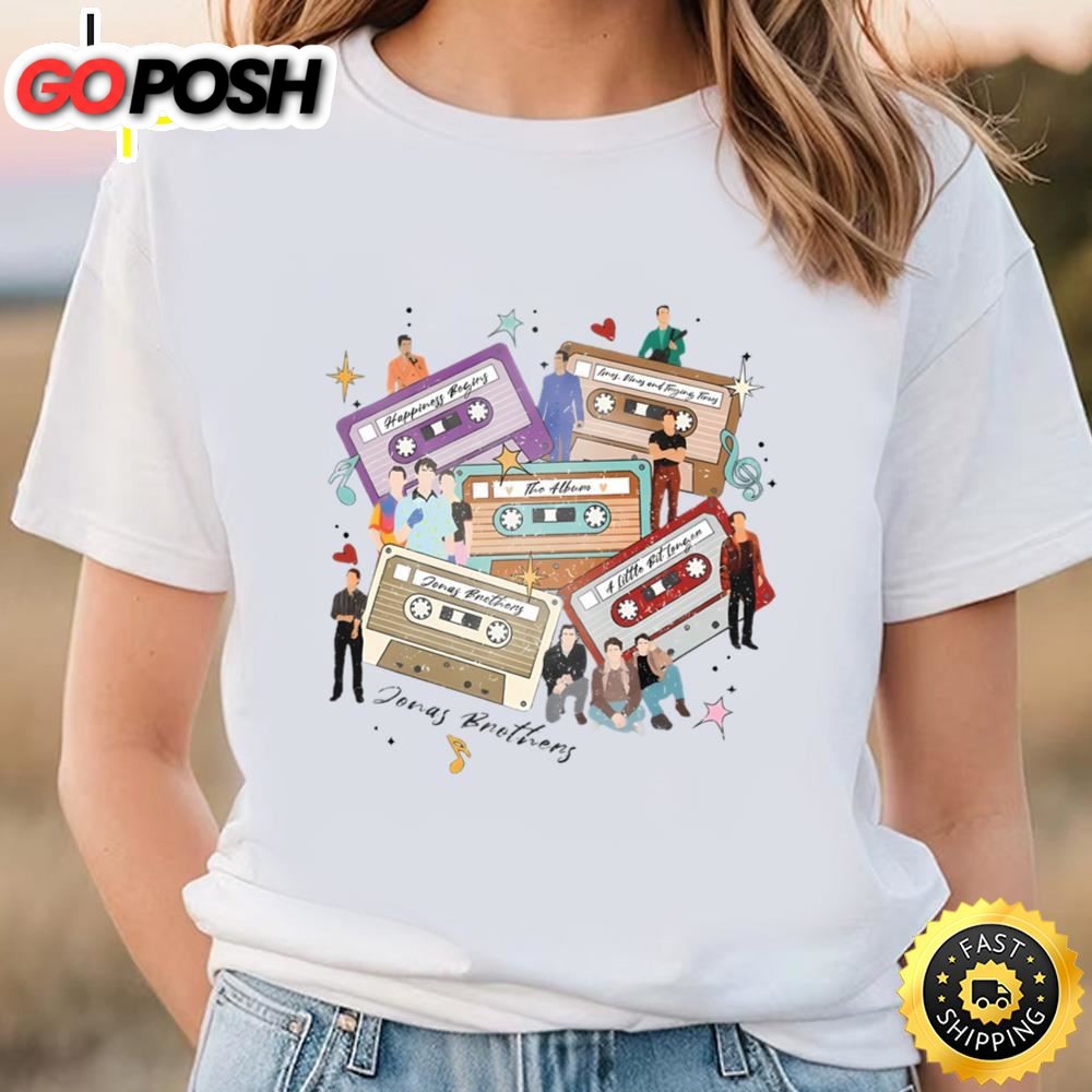 Comfort Colors Retro Joe Jonas Brothers Cassette Shirt
