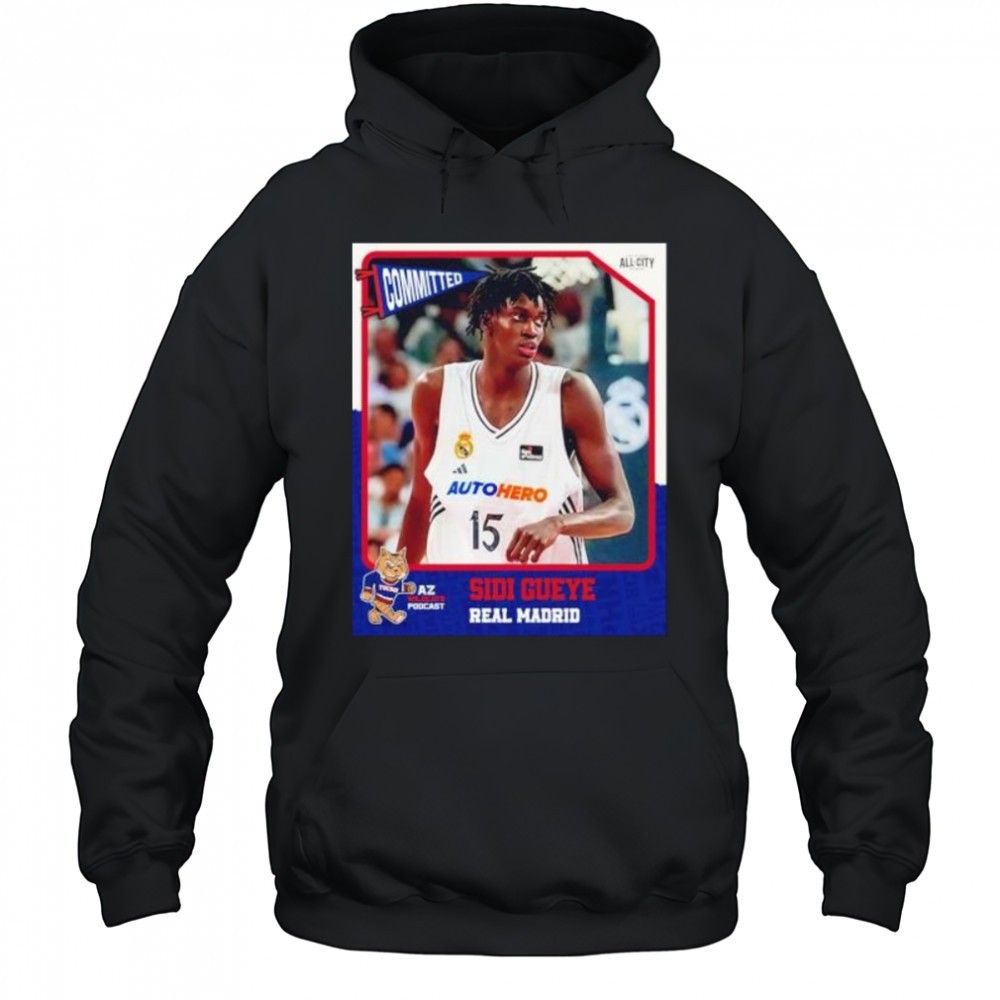 Committed Sidi Gueye real madrid Arizona Wildcats shirt