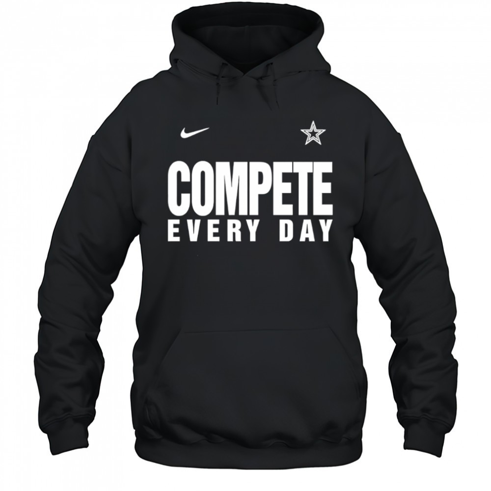Compete Every Day Dallas Cowboys 2 sided t shirt