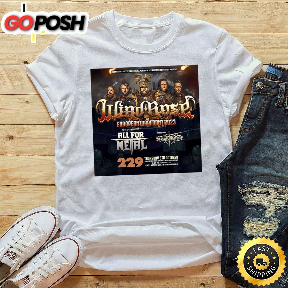 Concert Wind Rose Tour 05.10.2025 London 229 The Venue Royaume Uni Unisex T-Shirt