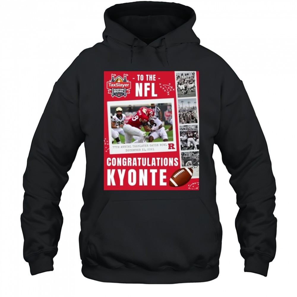 Congrats to Kyonte Hamilton on the TaxSlayer Gator Bowl and the 2025 NFL Draft with Houston Texans t-shirt