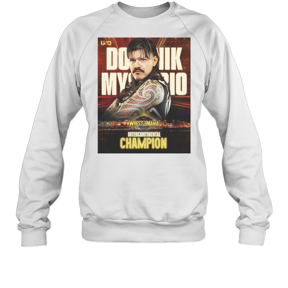 Congratulations Dominik Mysterio WrestleMania 41 Vegas Intercontinental Champion T-shirt