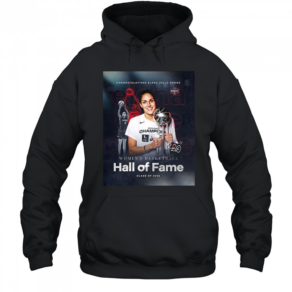 Congratulations Elena Delle Donne Womens basketball hall of fame shirt