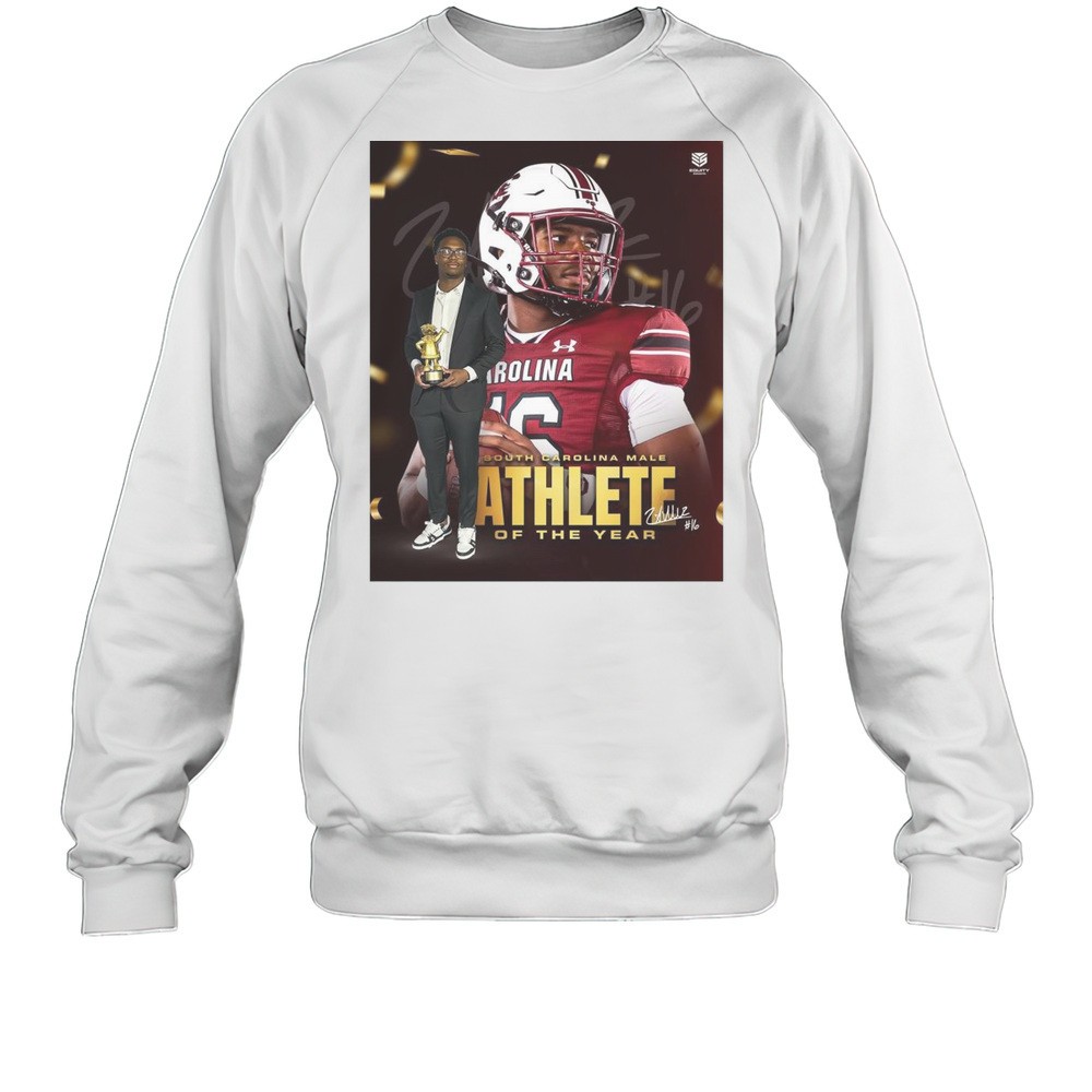Congratulations LaNorris Sellers South Carolina Male Male Athlete Of The Year Signature T-shirt