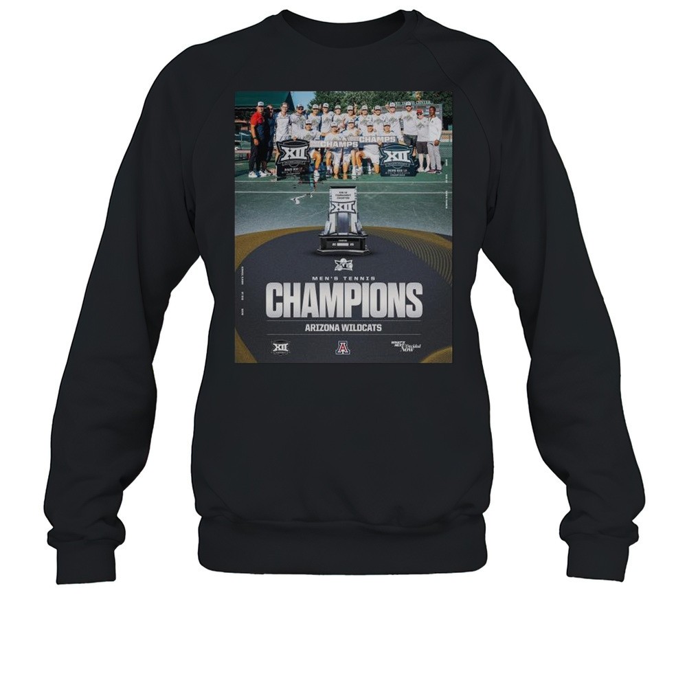 Congratulations To Arizona Wildcats For Claiming The 2025 Big 12 Mens Tennis Championship T-shirt