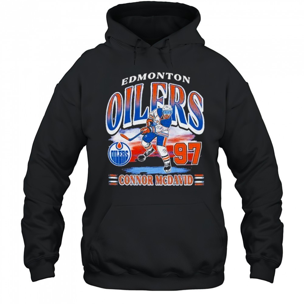 Connor McDavid Edmonton Oilers 47 Franklin Player Name Number NHL shirt