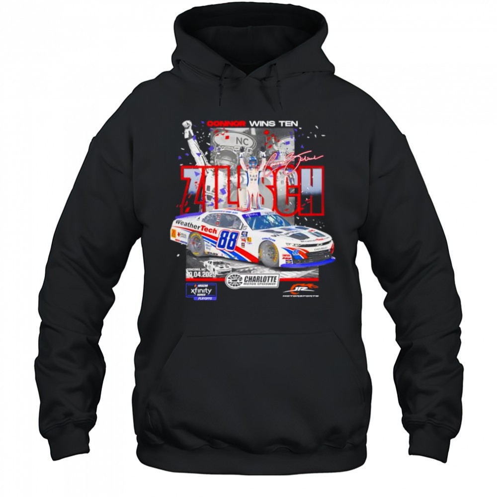 Connor Zilisch Connor Wins Ten Racing 88 Signature Shirt