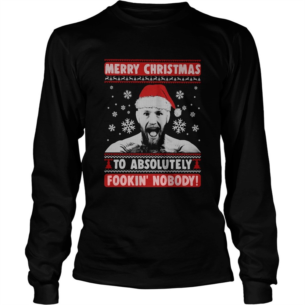 conor-mcgregor-merry-christmas-to-absolutely-fookin-nobody-ugly-shirt-kzzauyil Conor Mcgregor Merry Christmas To Absolutely Fookin Nobody Ugly shirt