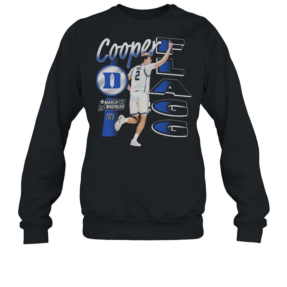 Cooper Flagg Duke Blue Devils Basketball 2025 NCAA March Madness Retro Paiting T-shirt