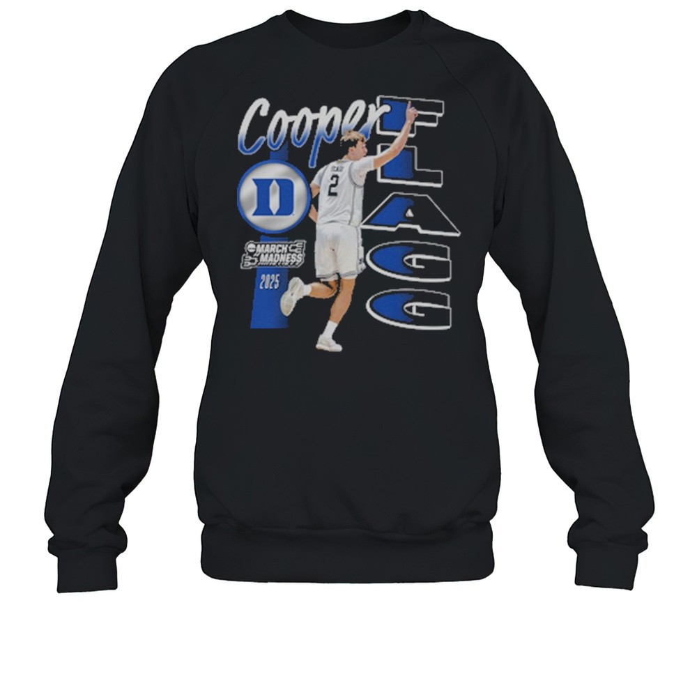 Cooper Flagg Duke Blue Devils March Madness 2025 NCAA Mens Basketball Graphic T-shirt