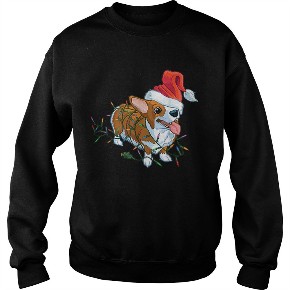 Corgi Dogs Tree Christmas shirt