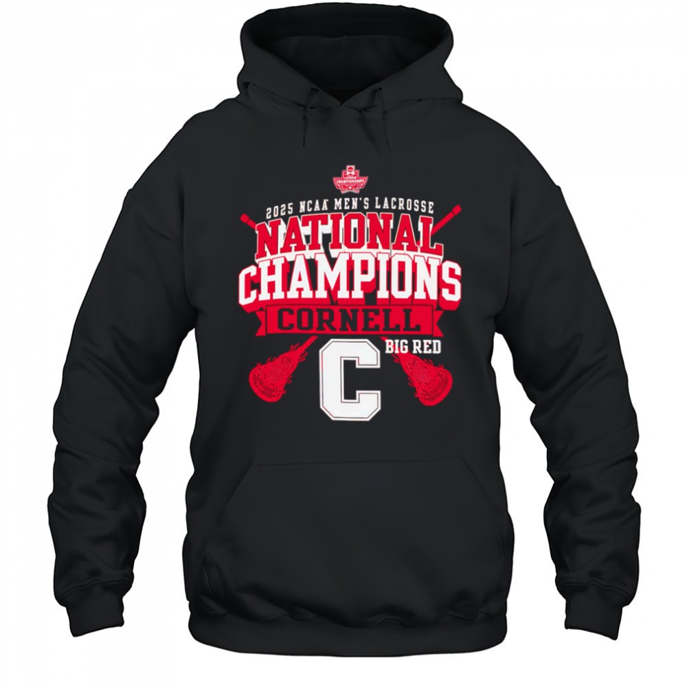 Cornell Lacrosse National Championship 2025 shirt