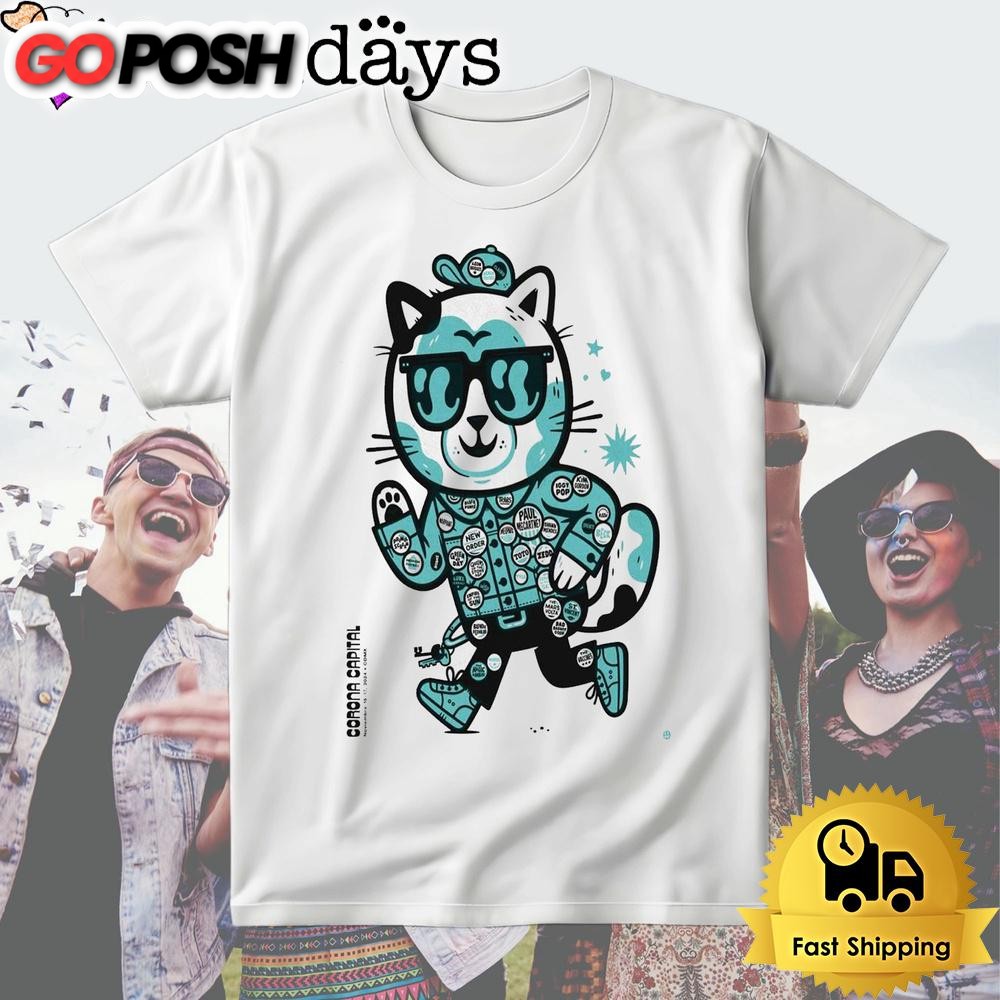 Corona Capital Festival Nov 15-17 2024 Autodromo Hermanos Rodriguez In Mexico City T Shirt