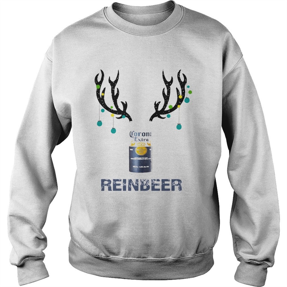 Corona Reinbeer Funny Beer Reindeer Christmas shirt