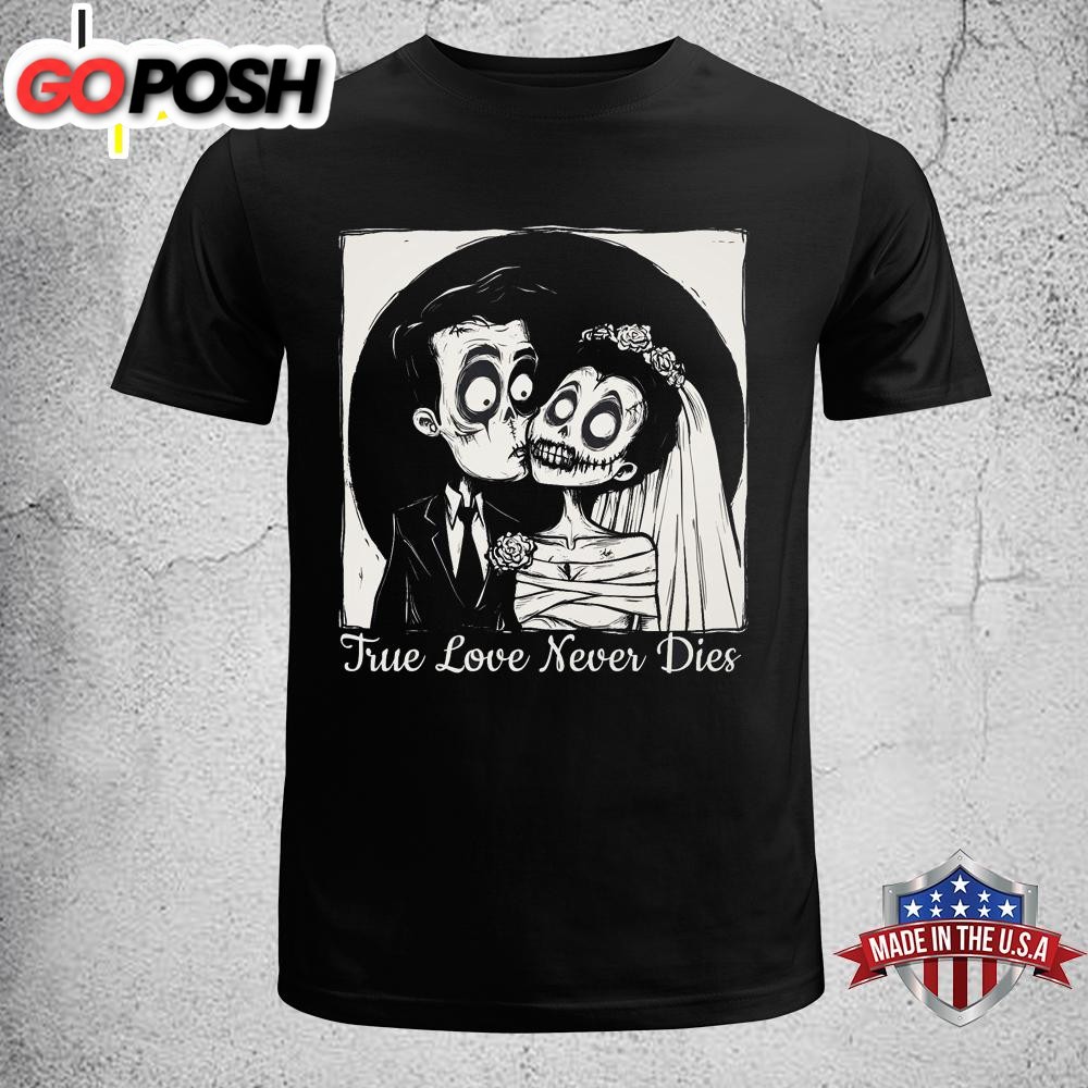 Corpse Bride & Groom Tee Halloween Wedding Unisex T-Shirt