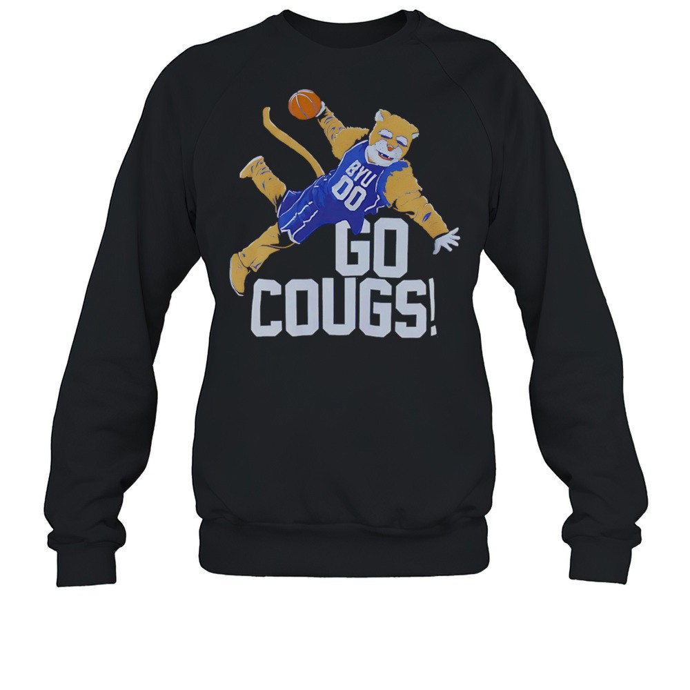 Cosmo Dunk BYU Mascot Go Cougs Shirt