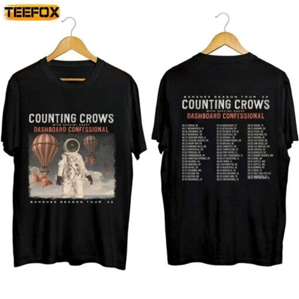 Counting Crows Banshee Season Tour 2023 Short-Sleeve T-Shirt