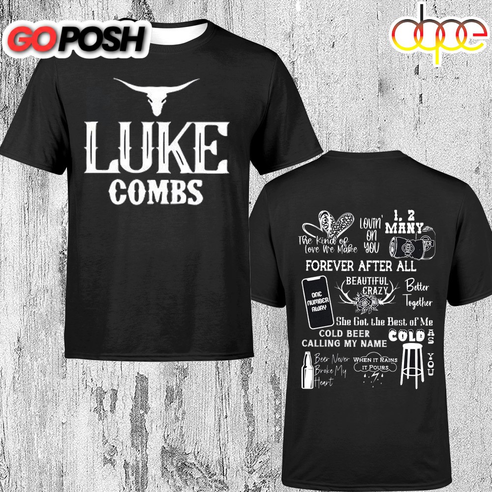 Country Music Tee Luke Combs World Tour 2025 Unisex T-Shirt