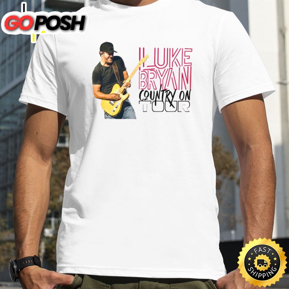 Country On Tour Luke Bryan Tour 2025 T-Shirt