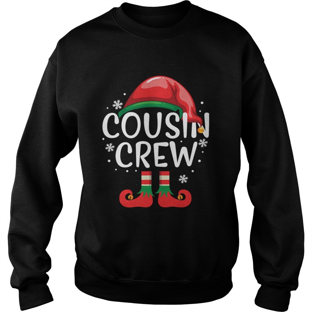 Cousin Crew Shirt Gift ELF Matching Family Christmas Ugly Long Sleeve TShirt