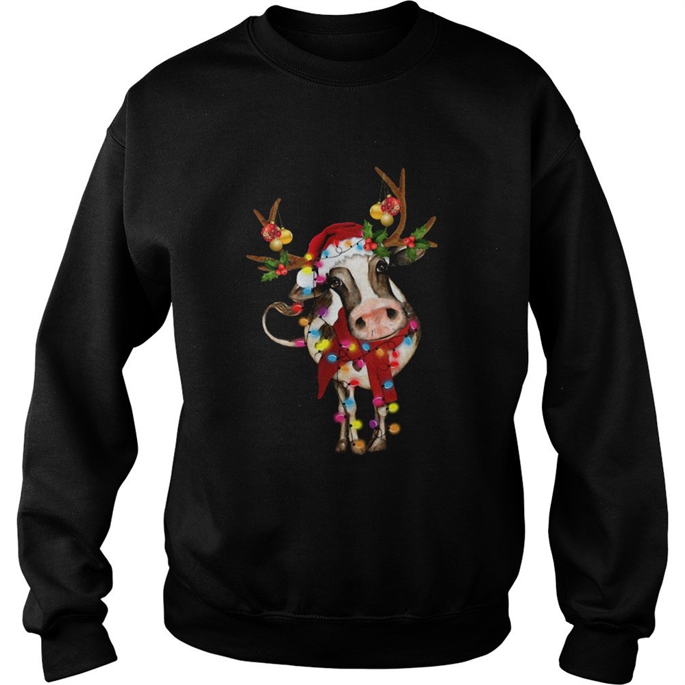 Cow Gorgeous Reindeer Light Christmas shirt