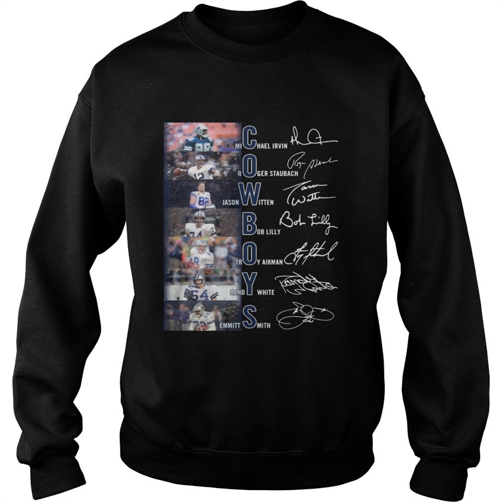 Cowboys Michael Irvin Roger Staubach Jason Witten Bob Lilly Troy Aikman Randy White Emmitt Smith shirt