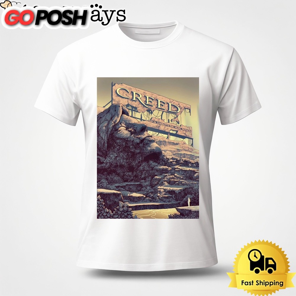 Creed Concert At PNC Music Pavilion In Charlotte NC On July 24 2024 Unisex T-Shirt