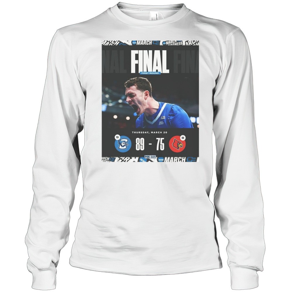 creighton-bluejays-vs-louisville-cardinals-final-first-round-89-75-thursday-marc-ja0rzni3 Creighton Bluejays Vs Louisville Cardinals Final First Round 89 75 Thursday March 20 2025 T-shirt