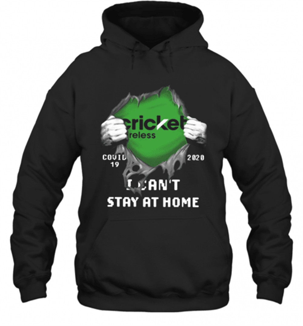 Cricket Wireless Inside Me Covid 19 2020 I CanT Stay At Home T-Shirt