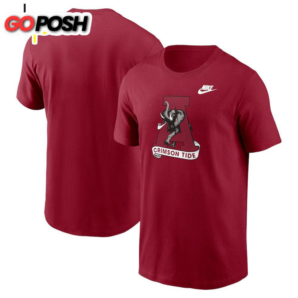 Crimson Alabama Crimson Tide Legacy Logo Shirt